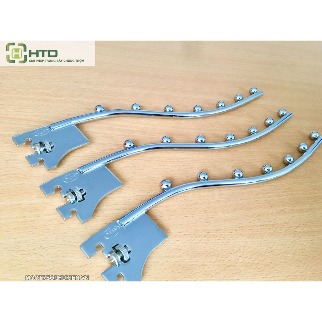 Móc bi treo quần áo gắn trực tiếp vào thanh ray - E02