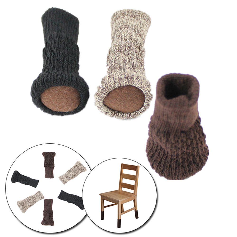 Set 4 Vớ Bọc Bảo Vệ Sàn Nhà Nhiều Màu Sắc Trang Trí Nội Thất Ốp