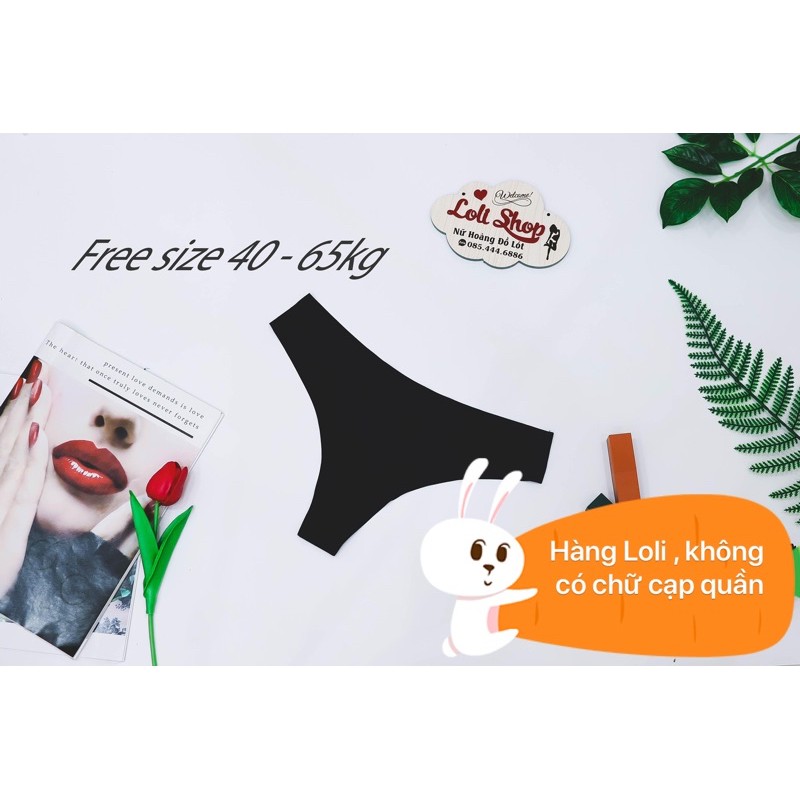 ⭐️MUA ĐỂ NHẬN QUÀ⭐️ Mua 3 chiếc TẶNG 1 túi giặt - Quần lọt khe đúc su