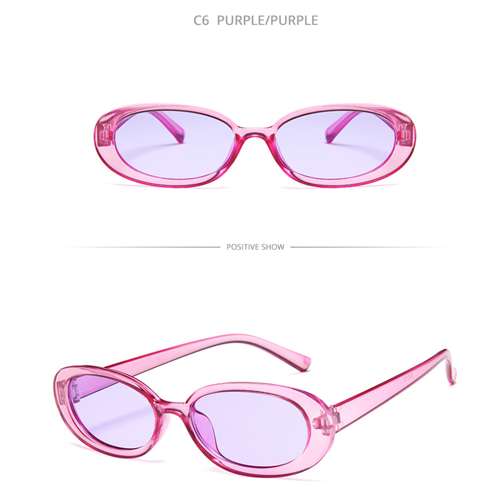 Kính Mát Gọng Oval Nhỏ Cổ Điển Thời Trang Unisex