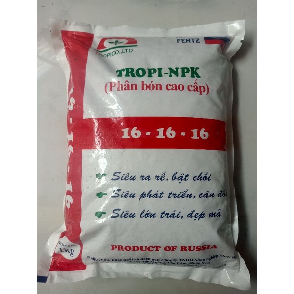 Phân bón cao cấp NPK 16-16-16 nhập khẩu Nga