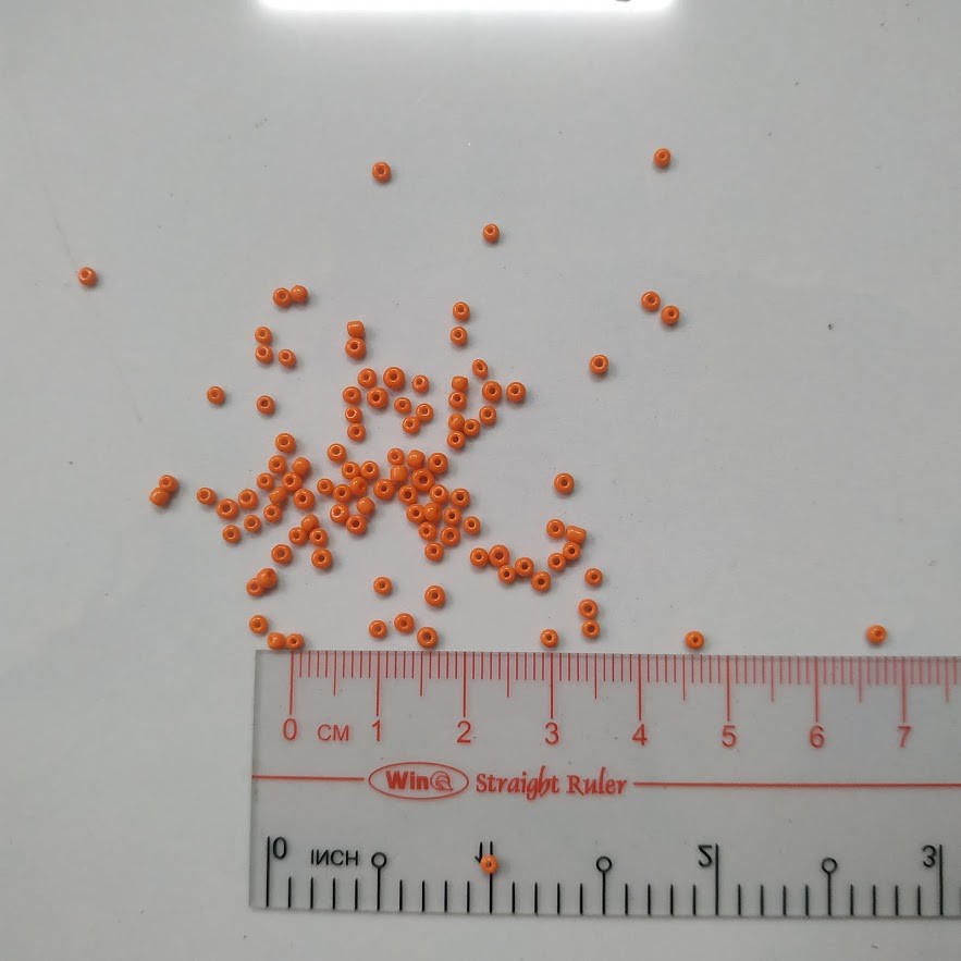 50gr hạt cườm tấm nhuyễn nhiều màu