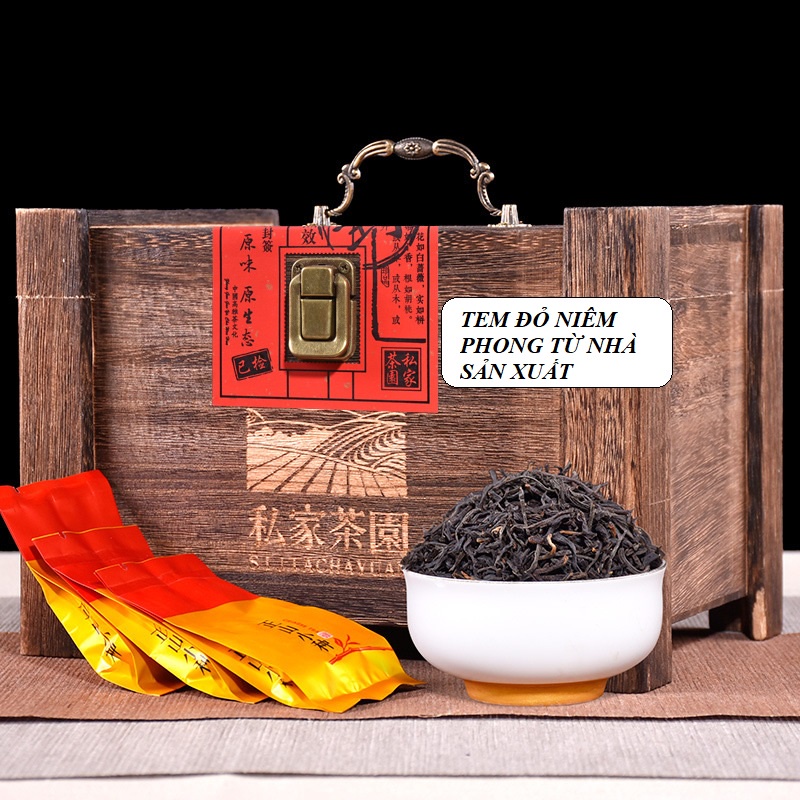 HỒNG TRÀ CHÍNH SƠN TIỂU CHỦNG VŨ DI SƠN THƯỢNG CẤP 330 GRAM (ĐÓNG THÙNG GỖ CÓ NIÊM PHONG)