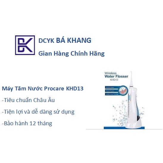 Máy Tăm Nước Procare KHD13