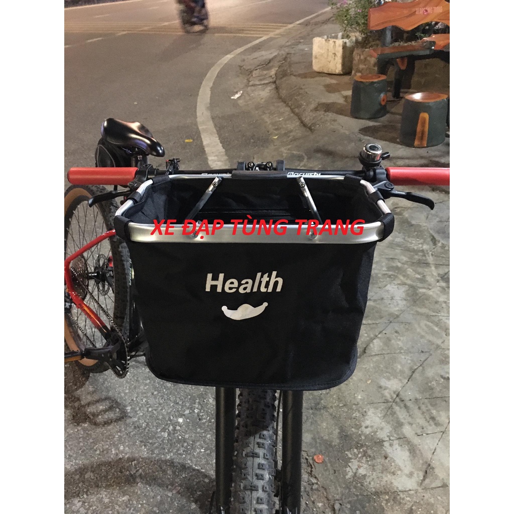 Giỏ xe đạp tiện ích / rỏ xe đạp thể thao đa năng vải dù .