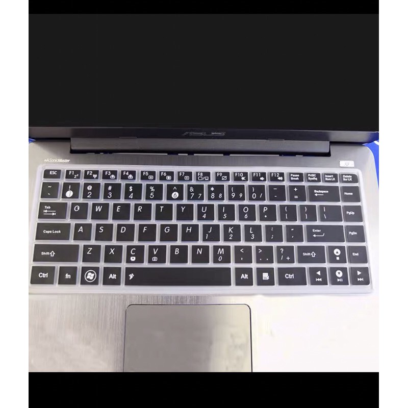Tấm silicon bảo vệ bàn phím laptop Asus 14 inch dành cho máy E403NA, E402, A480, X450, X441, R417N.....