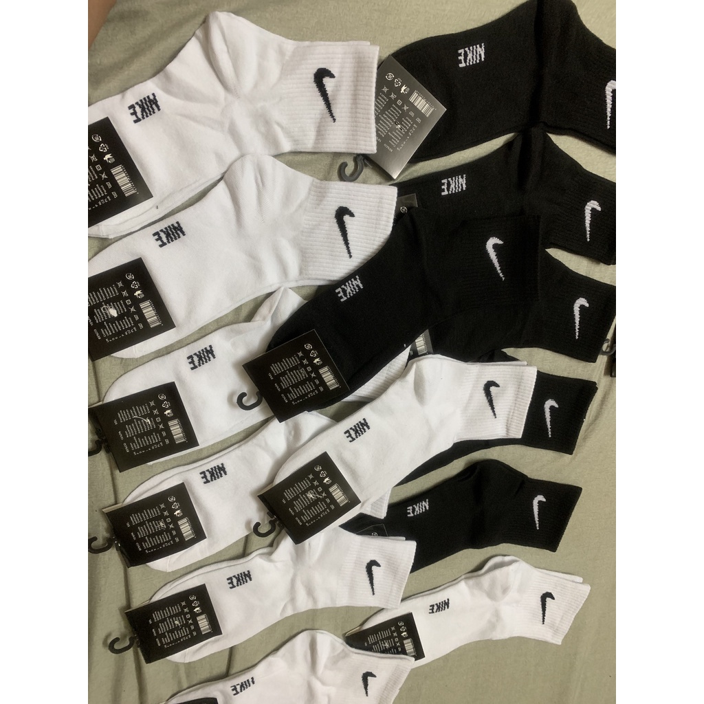 Tất Nike Cổ Cao Nam Nữ Thể Thao, Tất Nam Cổ Cao Chất Liệu Dệt Kim Cao Cấp Phong Cách Hàn Quốc_GREENSTORE_