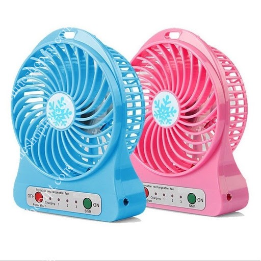 CỰC SHOCK] QUẠT 3 TỐC ĐỘ DÙNG PIN SẠC CỰC MÁT - QUẠT MINI SIÊU MÁT