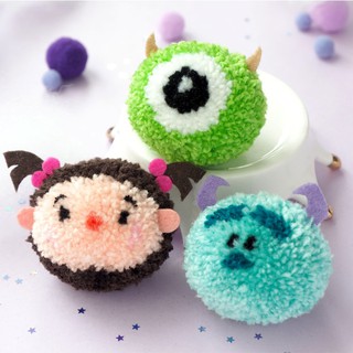 Pompom Mike Monsters Inc. - Công Ty Quái Vật - Disney - Tsum Tsum - Móc Khóa Handmade