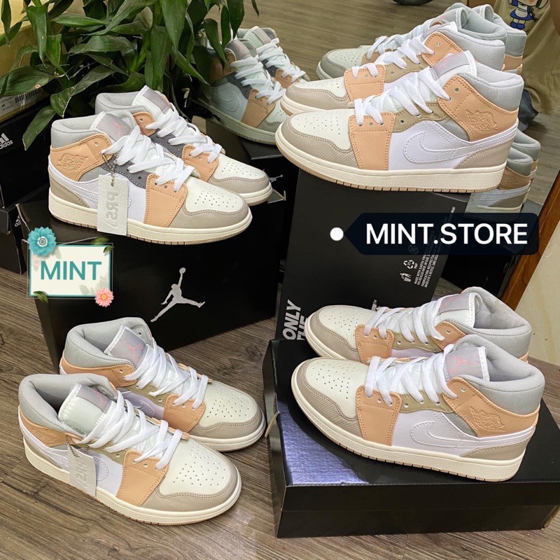 [MINTSTORE] Giày Sneaker Cam nỉ cao cổ