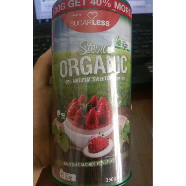 Đường ăn kiêng tiểu đường Stevia 350g Úc