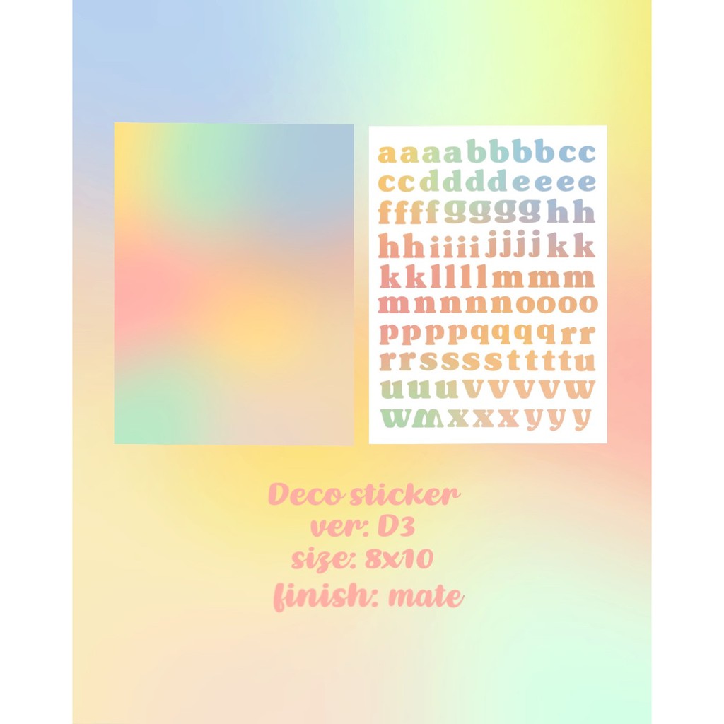 Bongjua | sticker deco - nhãn dán trang trí 🦋✨