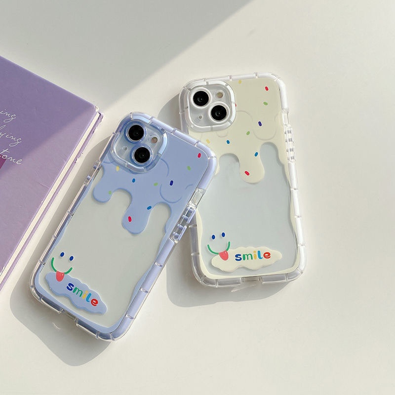 Ốp Điện Thoại Thiết Kế Hình Cây Kem Phát Sáng Trong Đêm Cho IPhone 12 13 11 Pro Max X Xs Max Xr