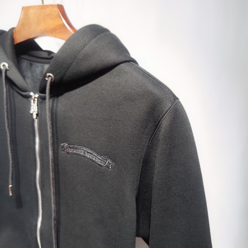 Áo khoác nỉ bên trong lớp nhung mềm mại ấm áp thương hiệu Chrome Hearts 2021 cao cấp