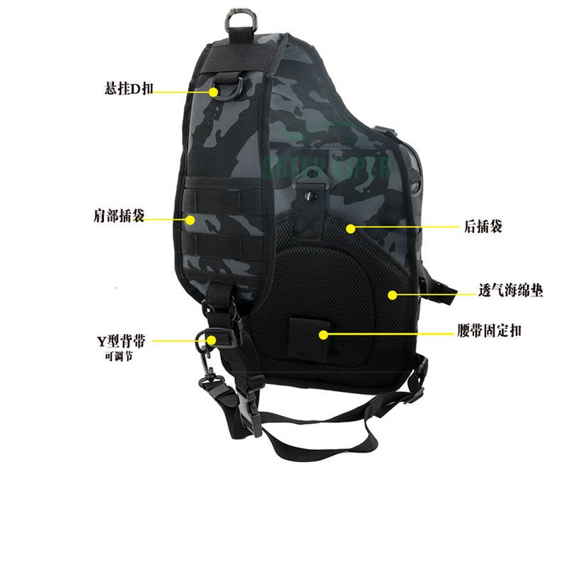 Túi Chiến Thuật Đeo Chéo Đa Năng Phong Cách Quân Đội Cho Nam