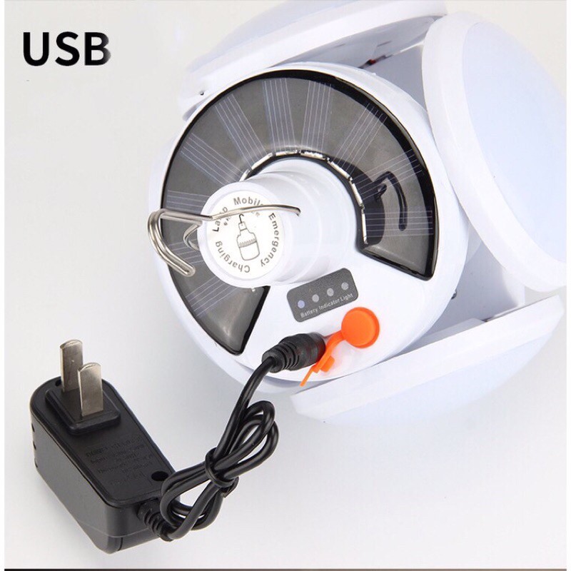 ĐÈN LED NĂNG LƯỢNG MẶT TRỜI 4 CÁNH,6-8h CÓ MÓC TREO TIỆN LỢI