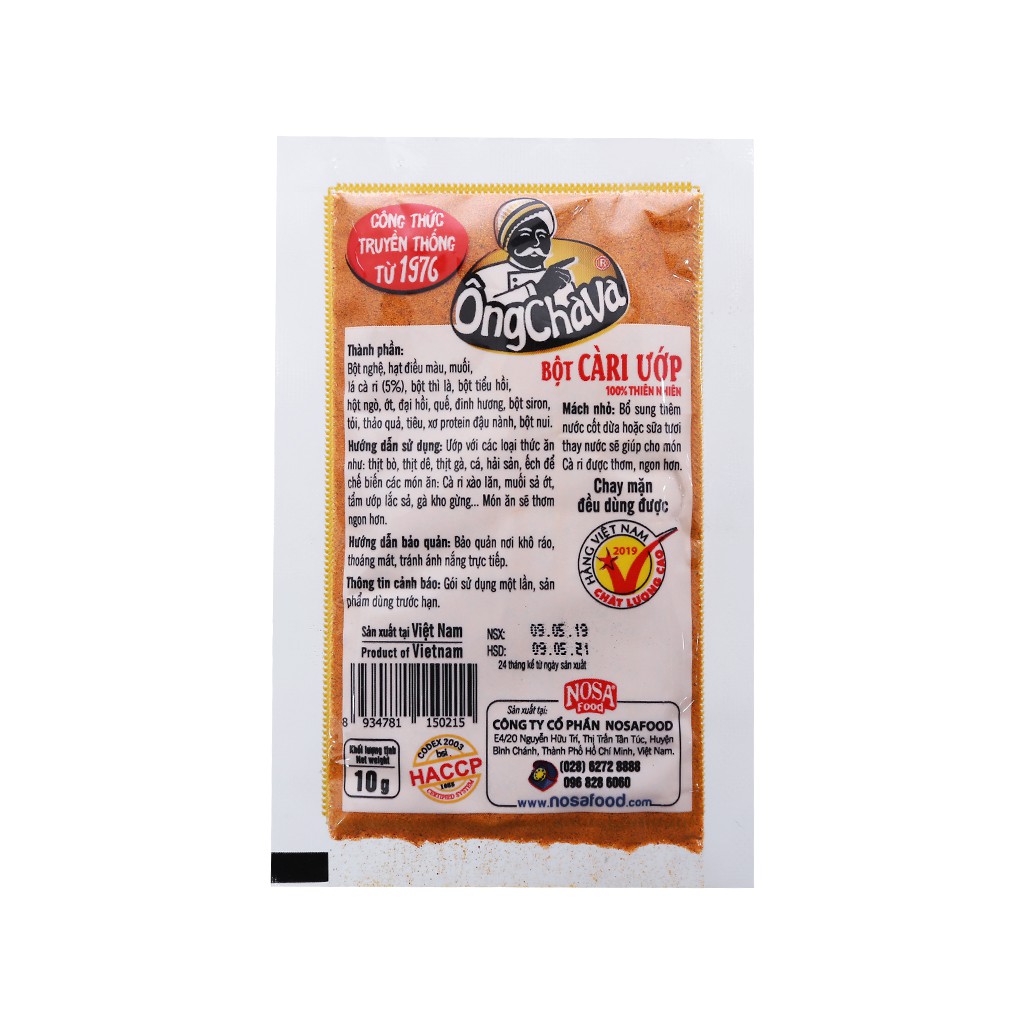 Bột cà ri ướp Ông Chà Và