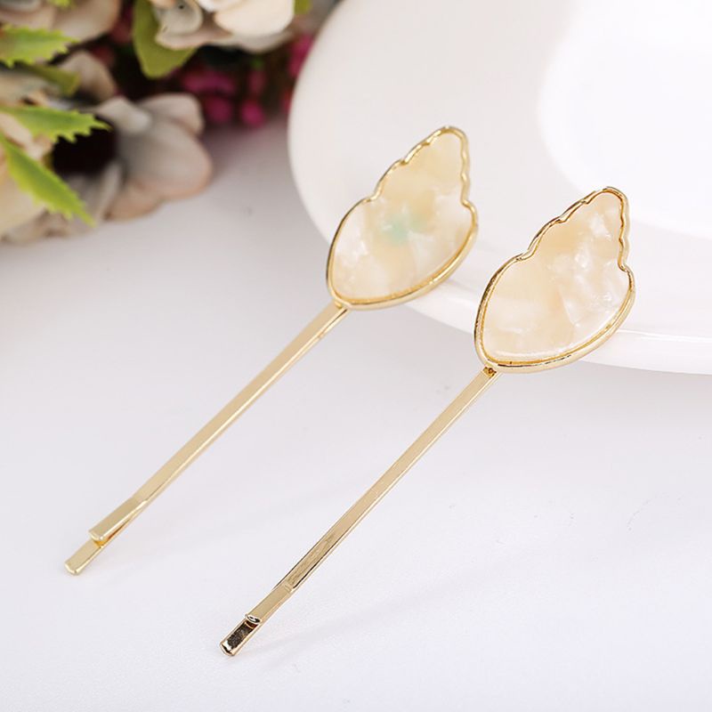 Kẹp Tóc Hình Đôi Cánh Bằng Kim Loại Thiết Kế Tối Giản Cho Nữ