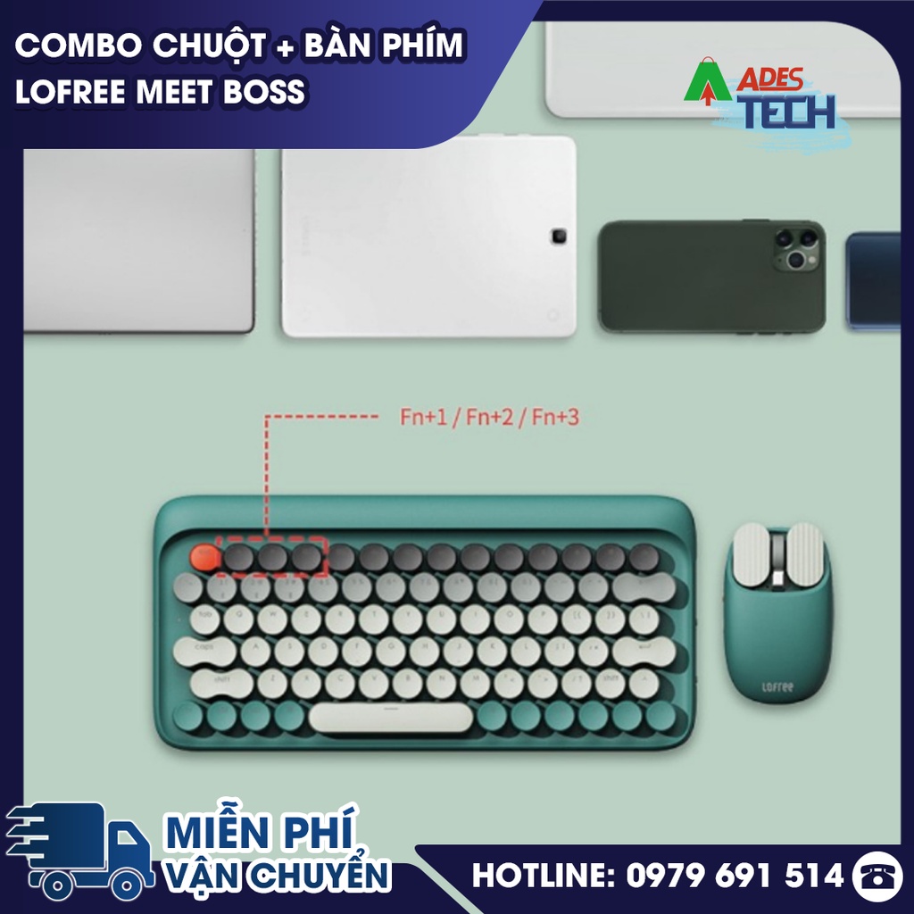 Combo Chuột + Bàn phím Lofree Meet Boss