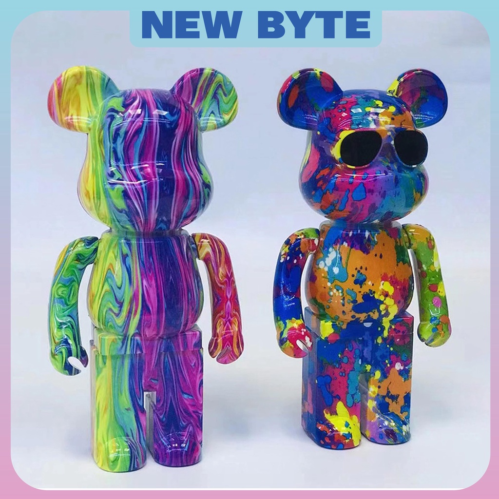 Loa bluetooth hình gấu Bearbrick chính hãng có đèn, loa mini B5 nghe nhạc cực đỉnh màu sắc sang chảnh mẫu mới 2022