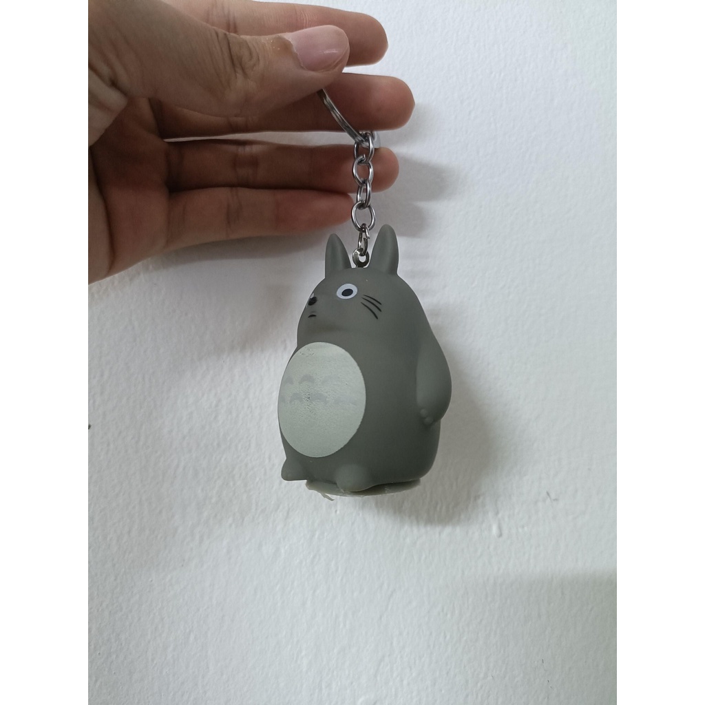 Móc Khóa Totoro Ghibli Dễ Thương, Bóp Kêu Tít Tít Nghe Vui Tai (4cmx7cm) VC