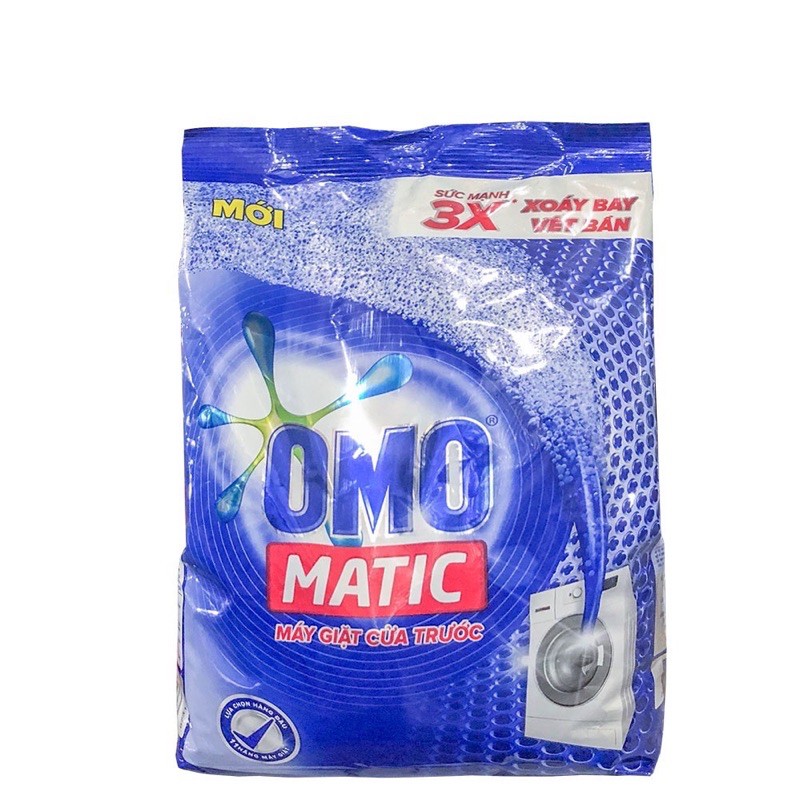 (XOÁY BAY MỌI VẾT BẨN) Bột giặt OMO MATIC xanh (cửa trước) 6kg