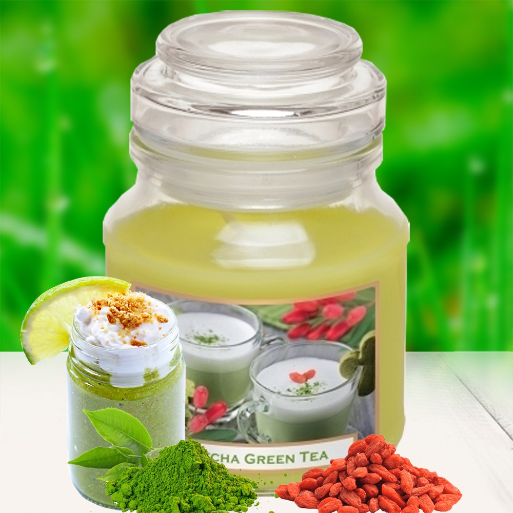 Hũ nến thơm tinh dầu Bartek Green Tea Pudding 130g QT0462 - matcha trà xanh, nến trang trí (giao mẫu ngẫu nhiên)