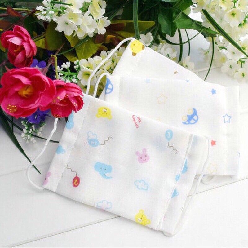 Ninikids: khẩu trang xô cho bé, khẩu trang vải, khẩu trang cotton