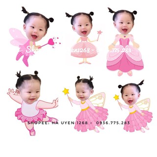 Chibi cho bé tặng kèm bảng tên từ 5 chibi
