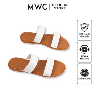 Dép Nữ MWC Quai Ngang Basic Cao Cấp NUDE - 3035