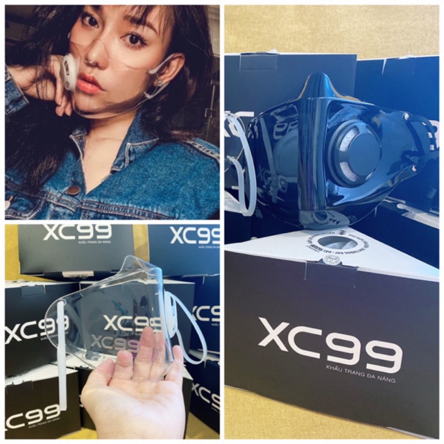 [CÓ SẴN] Khẩu trang trong suốt nhựa dẻo hot trend kèm van thay, 2 màu thời trang | BigBuy360 - bigbuy360.vn