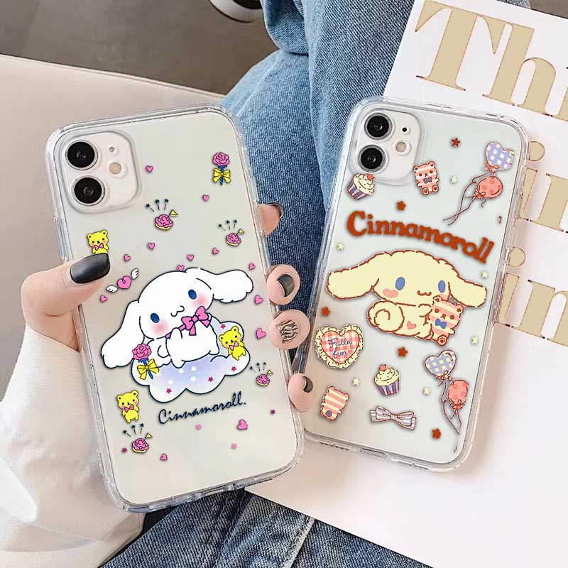 ốp điện thoại Samsung S6 S7 Edge Plus S8 S9 S10 S20 Plus S10E S10 Lite ốp lưng Cookie Bunny-1