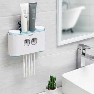 Bộ bàn chải đẩy kem đánh răng Ecoco