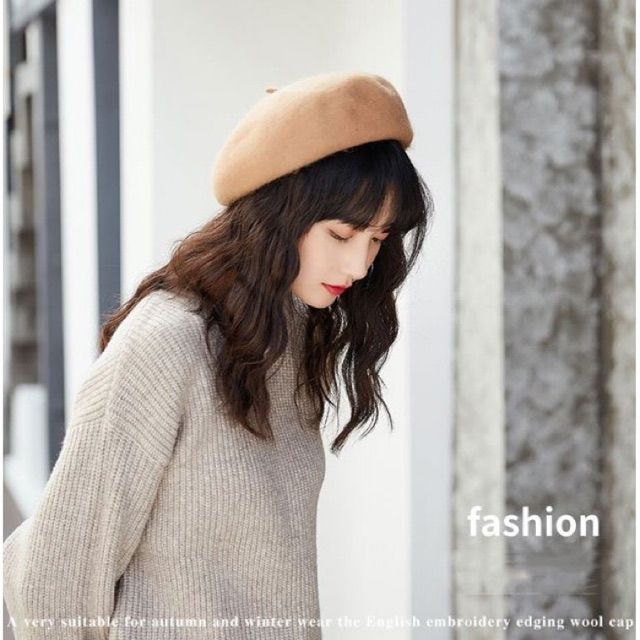 Mũ nồi dạ nữ lông cừu hàng ca | BigBuy360 - bigbuy360.vn