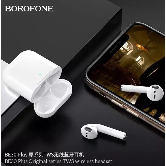 Tai nghe ko dây Bluetooth 5.0 Borofone BE30 Plus - Hàng cao cấp - chính hãng - Âm thanh hay