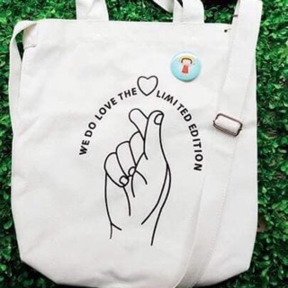 Túi tote đen trắng