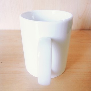 Cốc sứ trắng Bát Tràng quai chữ C dung tích 330ml dùng trong nhà hàng khách sạn ( chưa bao gồm đĩa)