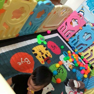 Quây Cũi Nhựa Bộ 12 , 14 , 16 Miếng ( Tương Ứng với các kích thước 1,2mx1,6m . 1,6mx1,6m , 1,6mx2m )