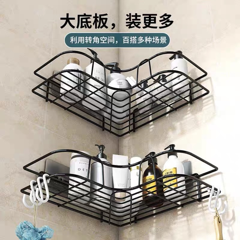 Kệ góc dán tường để đồ ( chất liệu thép không gỉ )