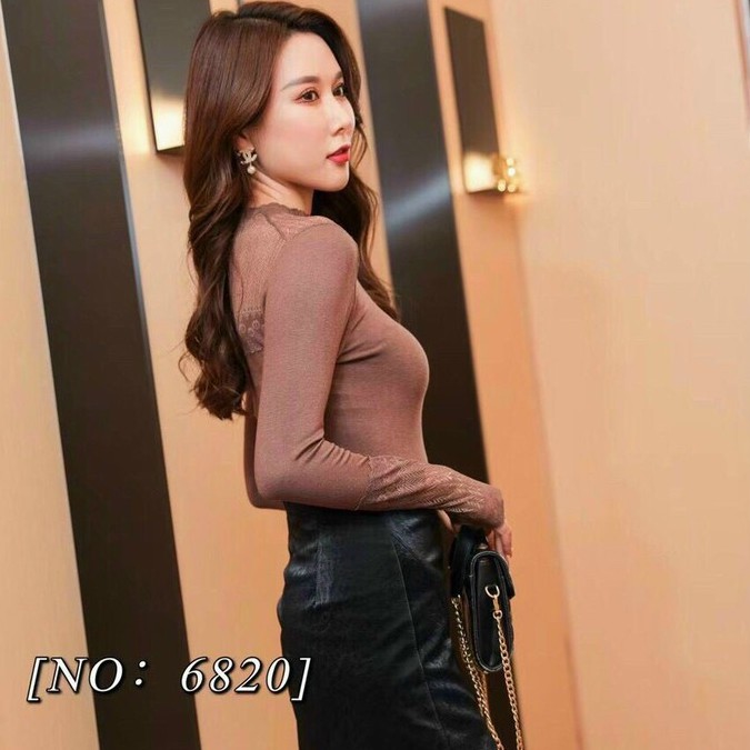 ÁO LEN GIỮ NHIỆT REN CỰC SANG CHẢNH CỰC HOT HÀNG L1 FULL HỘP-giadungsieure