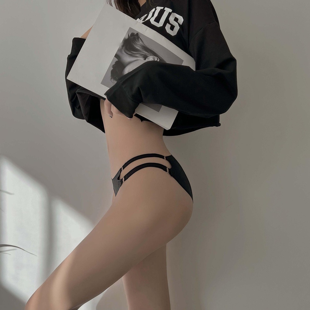 Quần Lót Mặc Bikini Chất Lụa Lạnh Co Giãn Thời Trang Quyến Rũ Cho Nữ