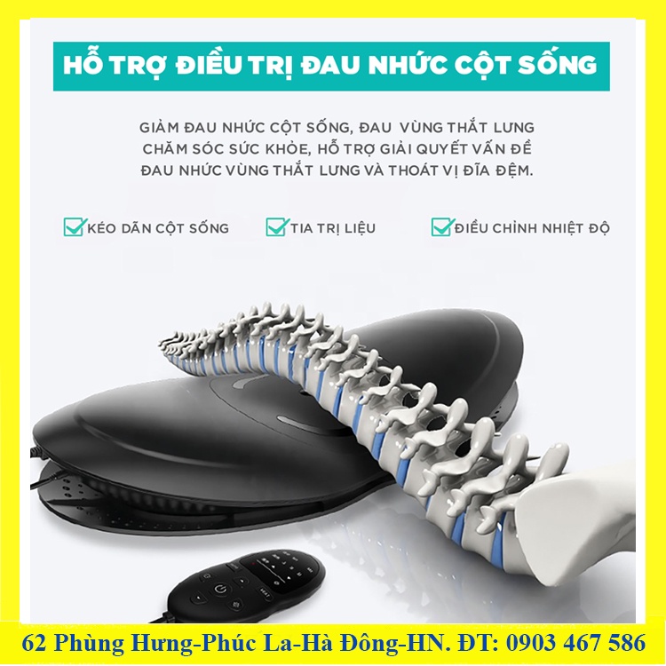 Máy Massage  Lưng, Hông, Eo Cao Cấp - Chuyên Sâu Thắt Lưng, Cột Sống - Bảo Hành 12 tháng