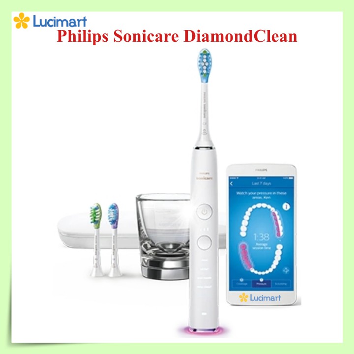 Bàn chải điện Philips Sonicare 9300 DiamondClean Smart [Hàng Mỹ]