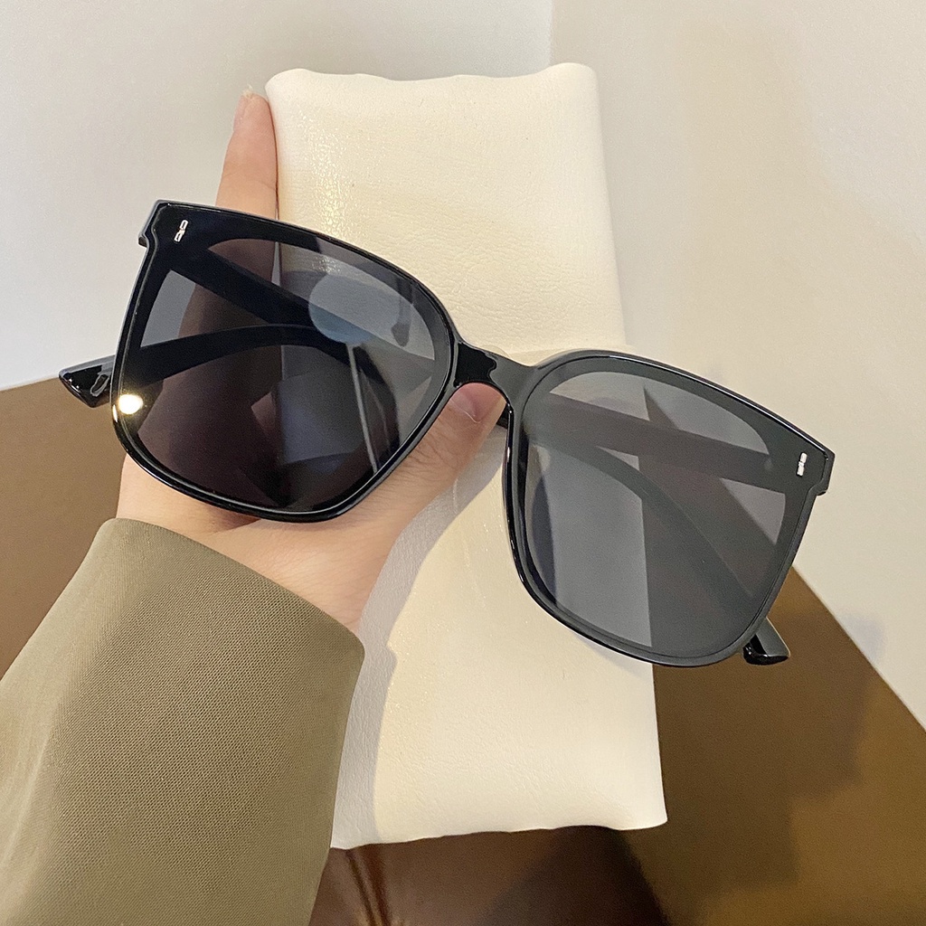 Kính Mát Gọng Vuông Chống Tia UV Thời Trang Mùa Hè Cho Nam Và Nữ