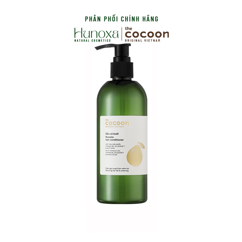 Dầu xả bưởi Cocoon giúp cung cấp dưỡng chất và bổ sung độ ẩm cho tóc 310ml - HUNOXA