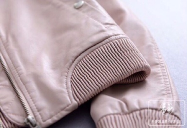 Áo khoác boomber da