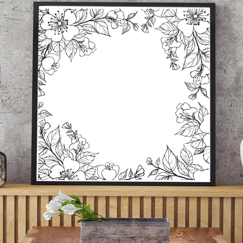 Tem Đóng Dấu Bằng Silicon Trong Suốt Hình Hoa Trang Trí Thiệp Sinh Nhật / Tiệc Sinh Nhật Cho Bé DIY