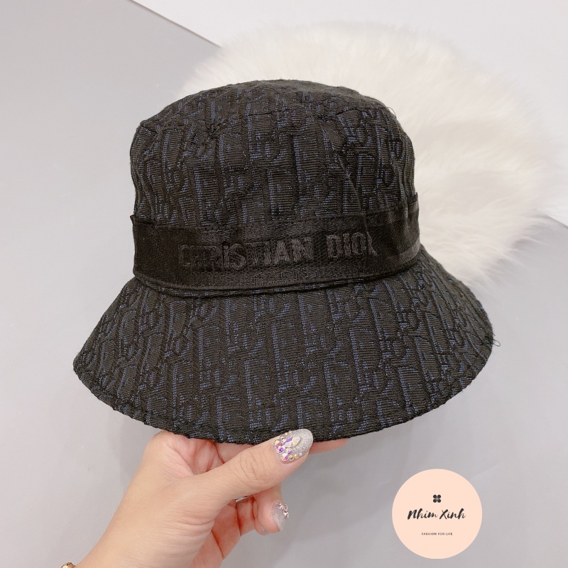 Mũ Bucket DIOR Nam Nữ Siêu Hot, Hàng Loại 1, 2 Lớp Full Tag Mác, Chất Vải Dày Dặn - Hàng Quảng Châu