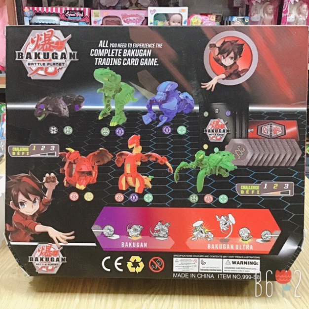 Bộ 5 chiến binh Bakugan, Đồ chơi Bakugan, banh biến hình siêu nhân, đồ chơi hoạt hình