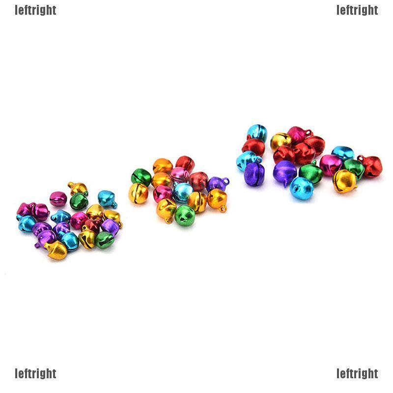 Set 100 Chuông Nhỏ Nhiều Màu Sắc Kích Thước 6 / 8mm
